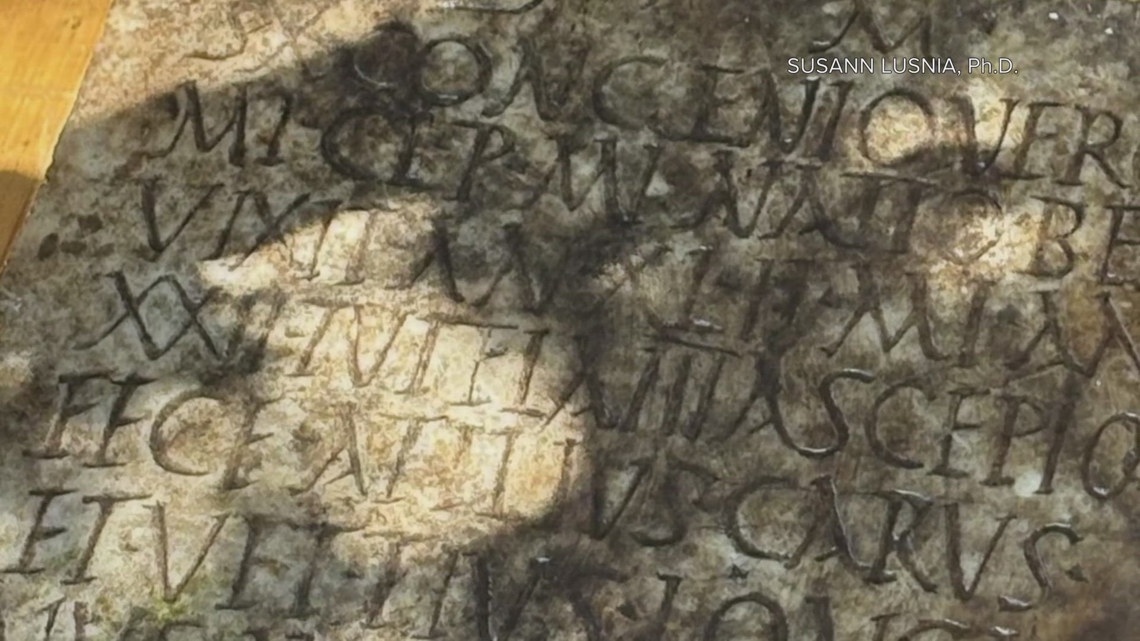Ancient Roman tombstone unearthed in New Orleans backyard sparks global mystery