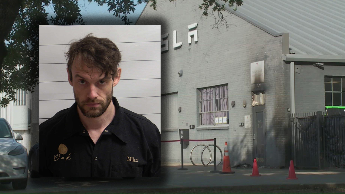 Arrest made after possible Molotov cocktail thrown at New Orleans Tesla office