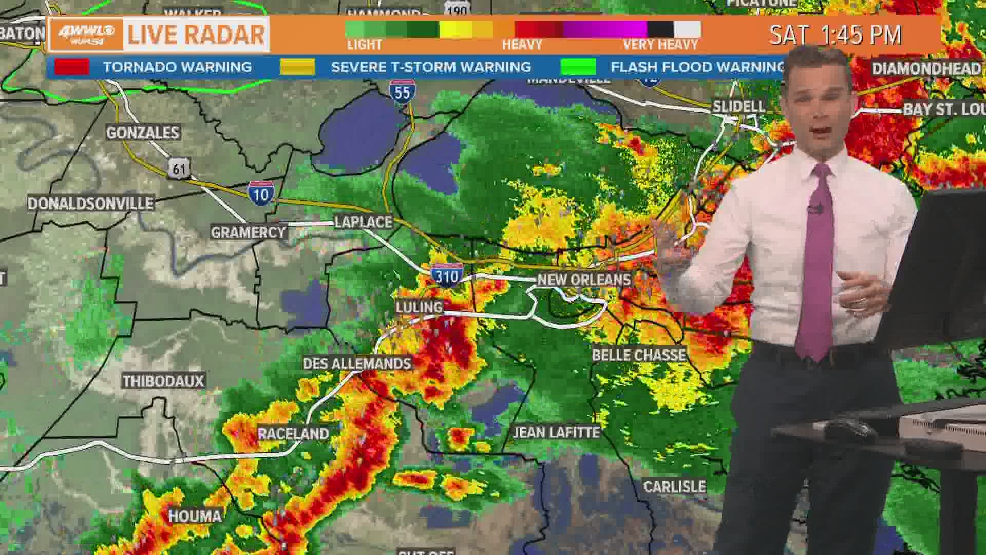 Meteorologist Payton Malone says a second round of strong storms could come by after midnight.