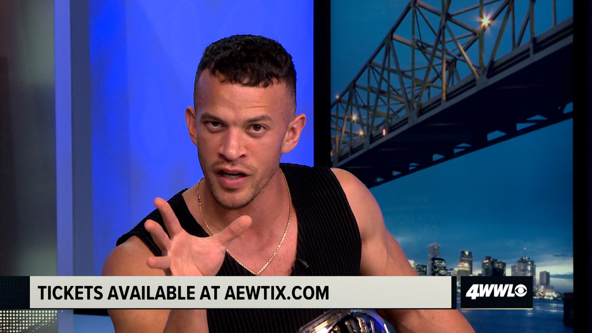 New Orleans native and one-half of the All Elite Wrestling tag team champions talks to WWL's Ricardo LeCompte about AEW's return to Lakefront Arena on Jan. 31.