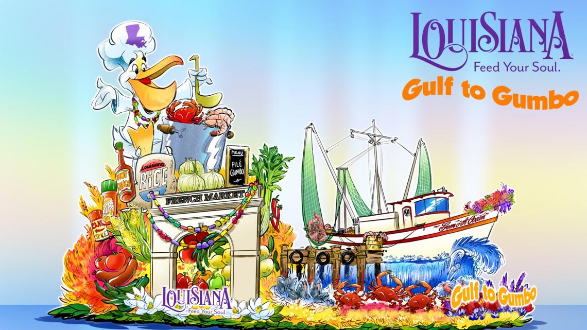 Louisiana float to highlight seafood, cuisine in 2026 Tournament of Roses Parade