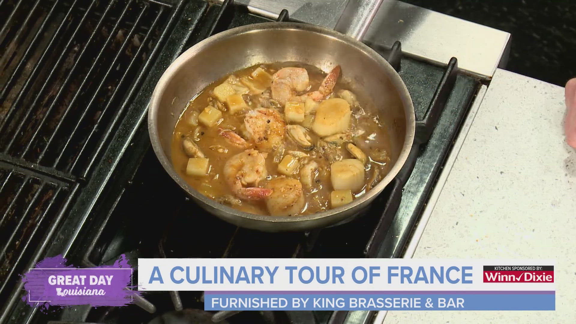 We check out a special menu at King Brasserie & Bar that celebrates the Marseille region of France.