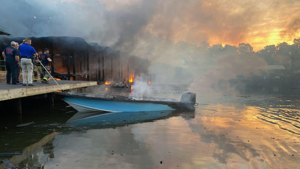 Firefighters battled blaze at a boat dock in St Tammany, sheriff’s ...