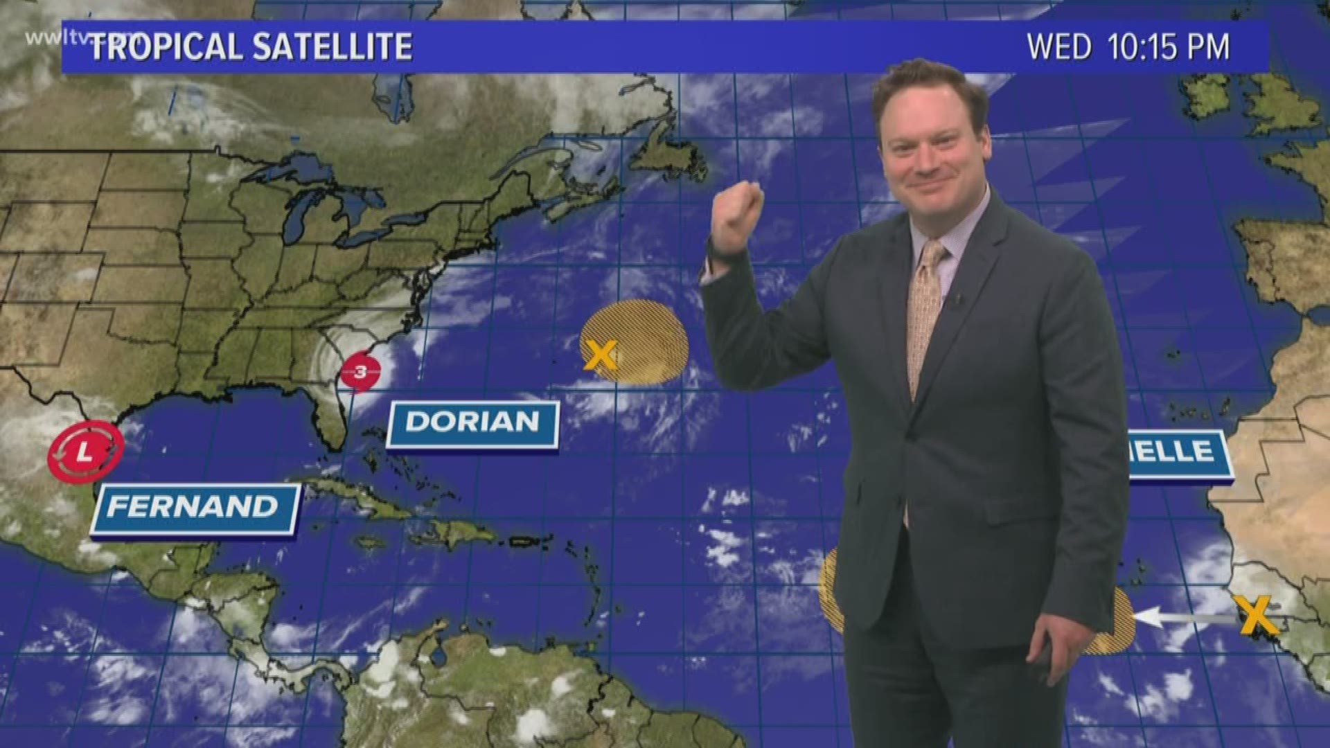 Meteorologist Chris Franklin has a look at strengthening Hurricane Dorian and more potential development in the Atlantic.