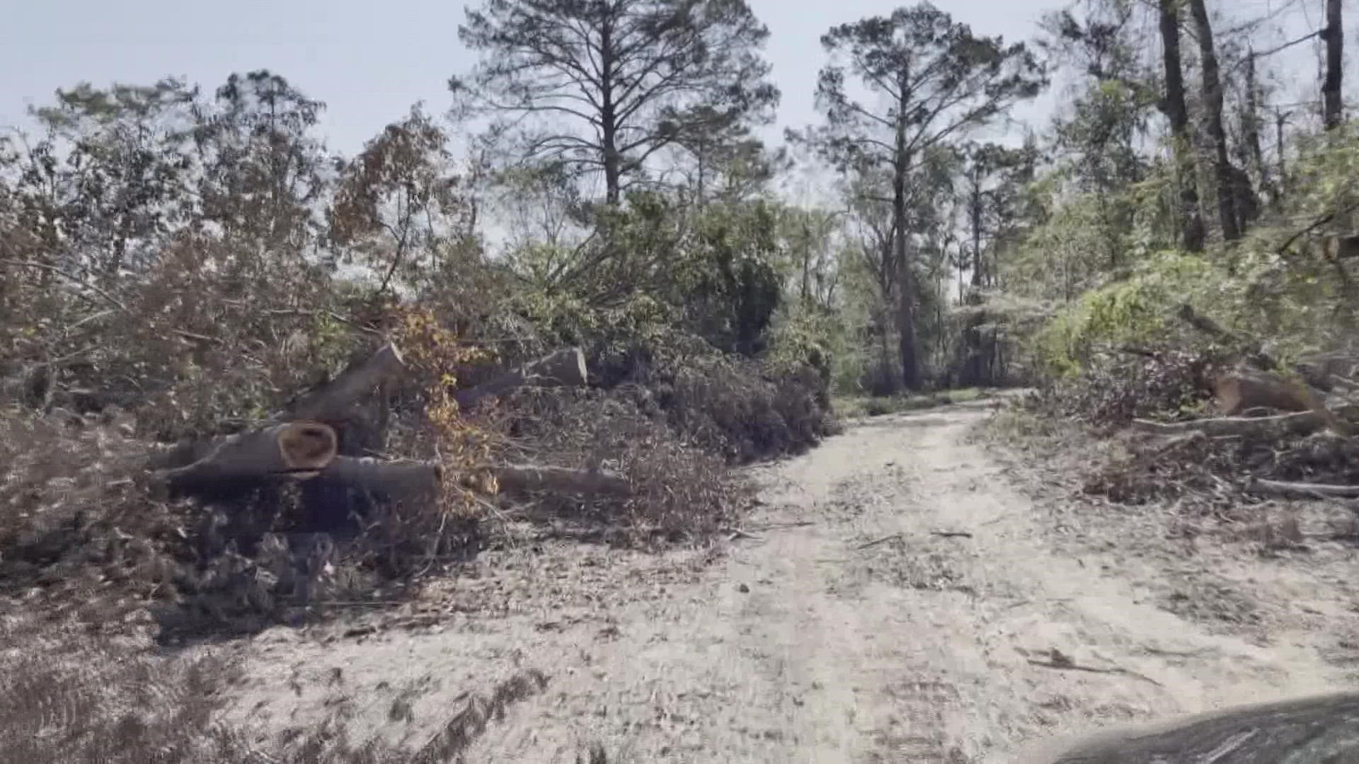 Thirteen days after Hurricane Ida residents of Ponchatoula have been trapped ever since unable to get in or out.