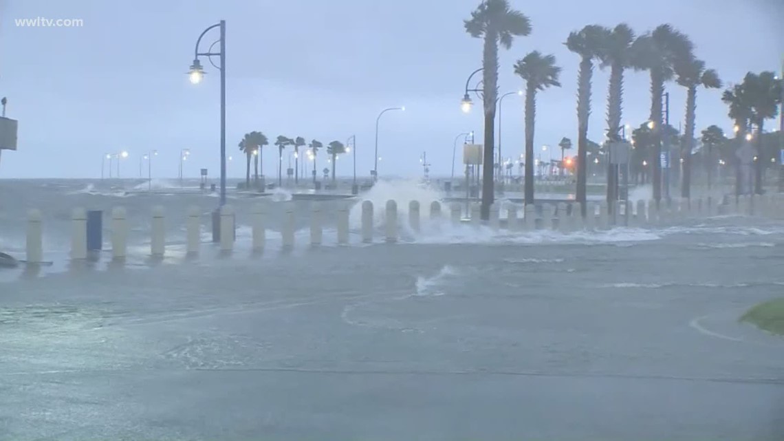 New Orleans lakefront windy, mild tropical weather Sunday morning ahead