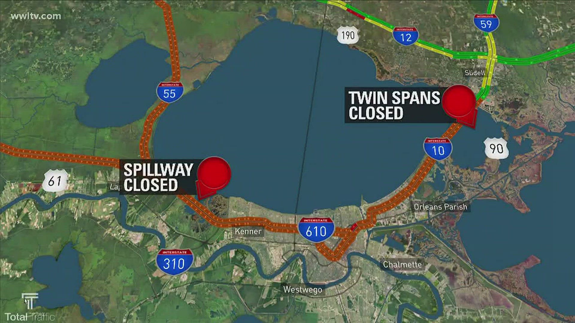 April Dupre has the update on all the major road closures in the metro area.