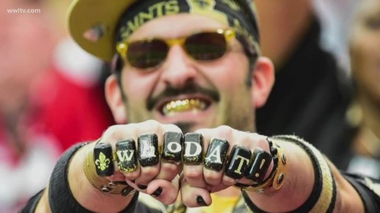 Saints' 'who dat' cheer becomes legal question