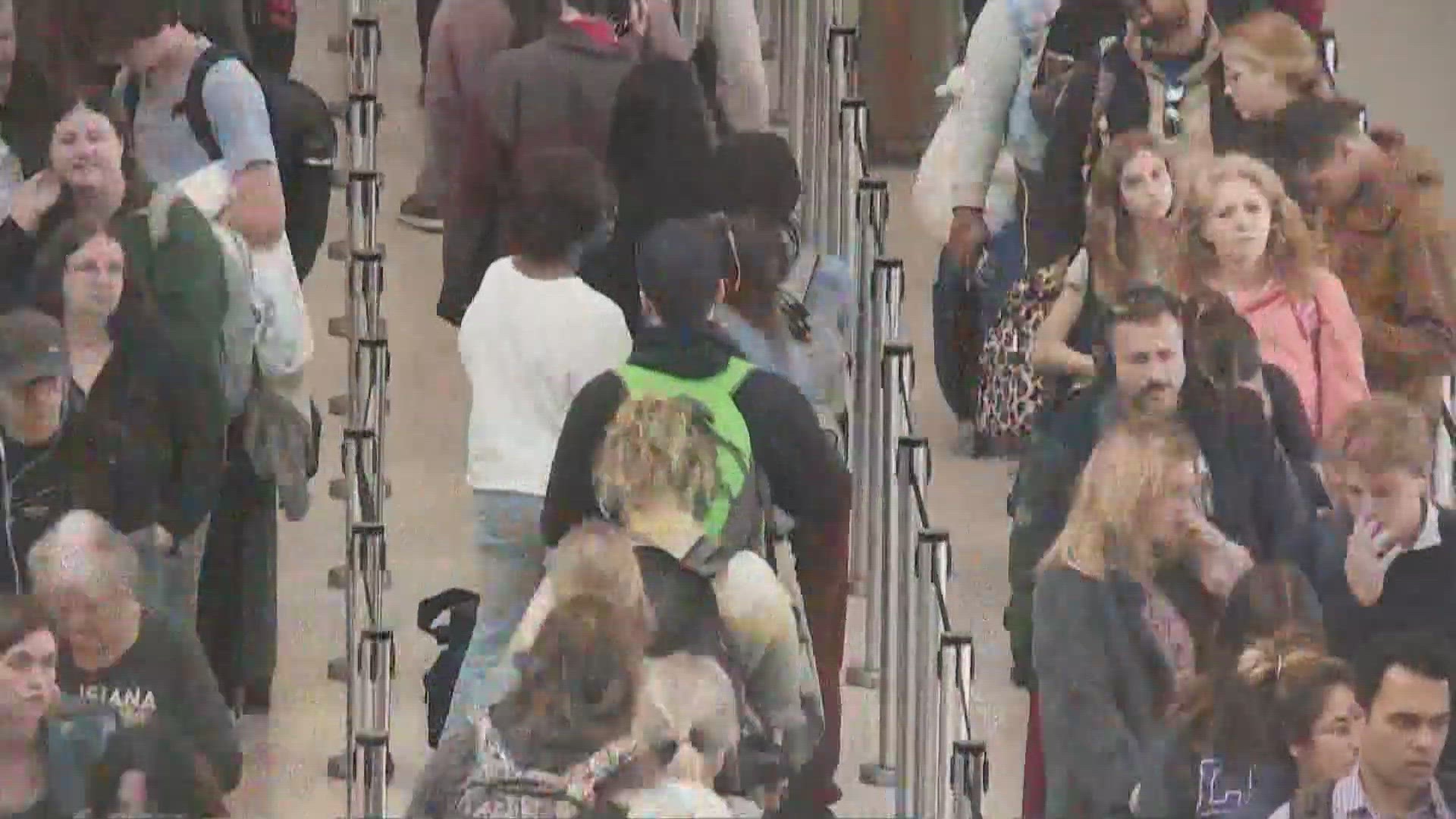 TSA says they’re expecting record breaking crowds at the airport this holiday season.