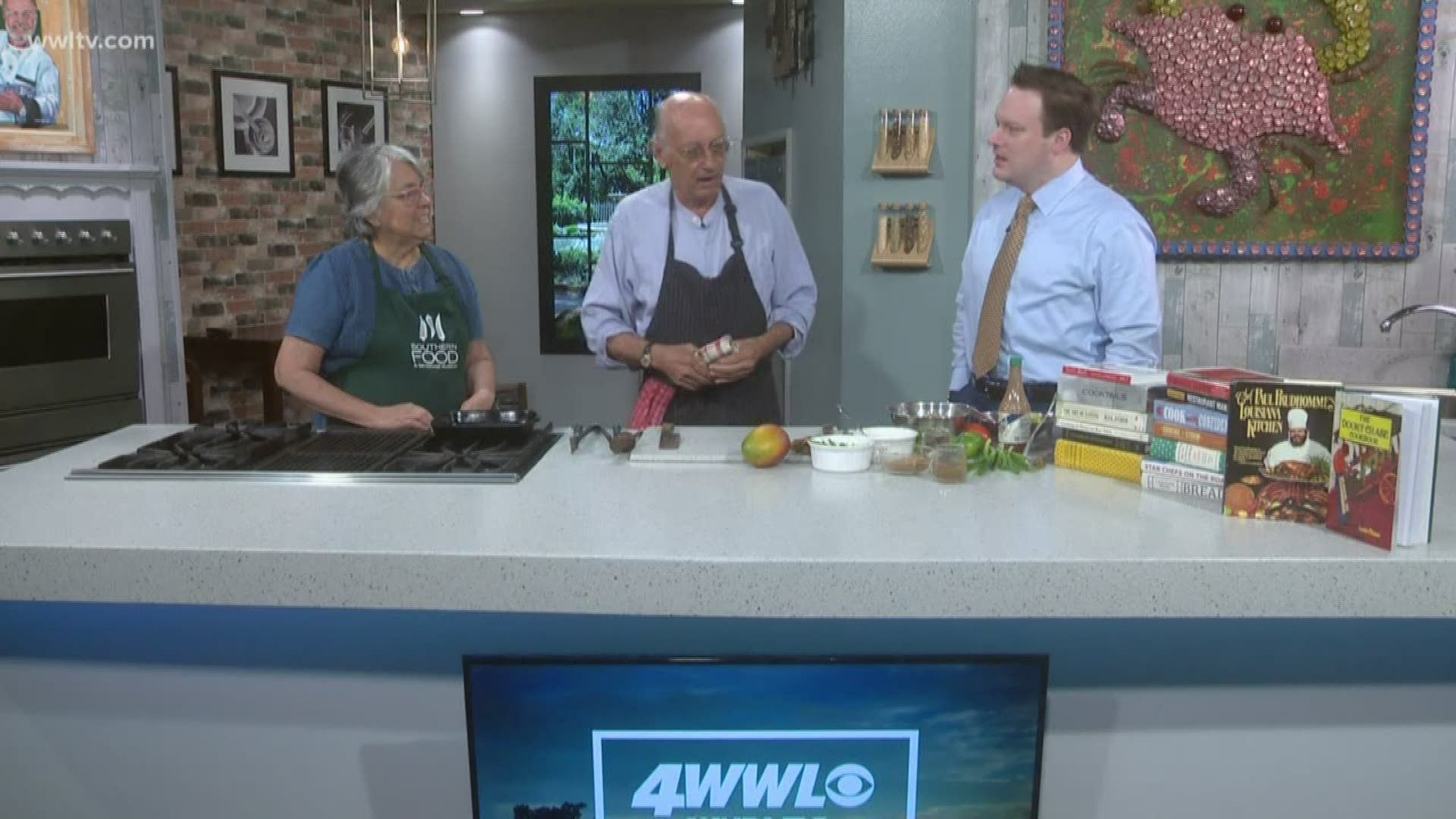 Even those of us who don't cook love a great cookbook and Kitchen Witch is the place to find vintage and new ones.  Philipe LaMancusa of Kitchen Witch and Liz Williams from the Southern Food & Beverage Museum cook a dish from a cookbook and talk about what the latest plans for Kitchen Witch are.