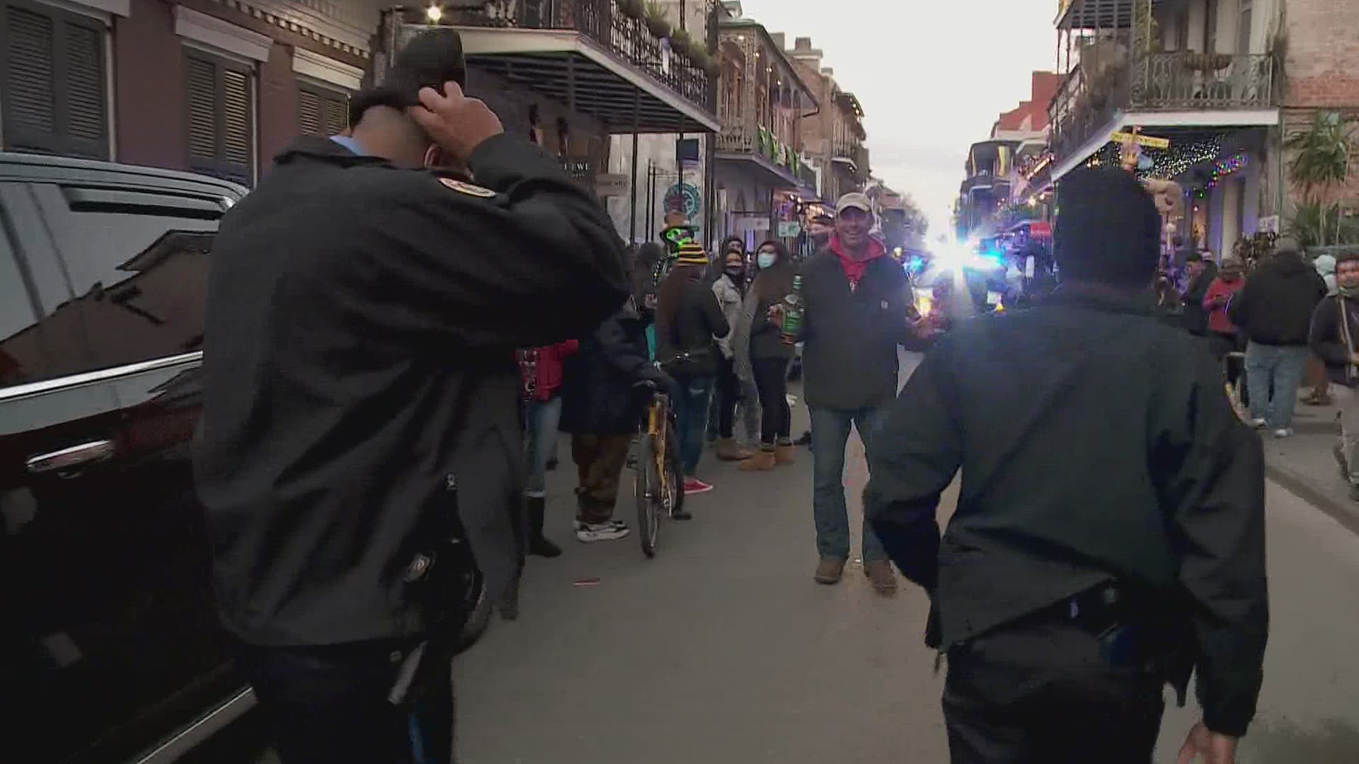 New Orleanians could not celebrate Mardi Gras the traditional way but many still made it a party.