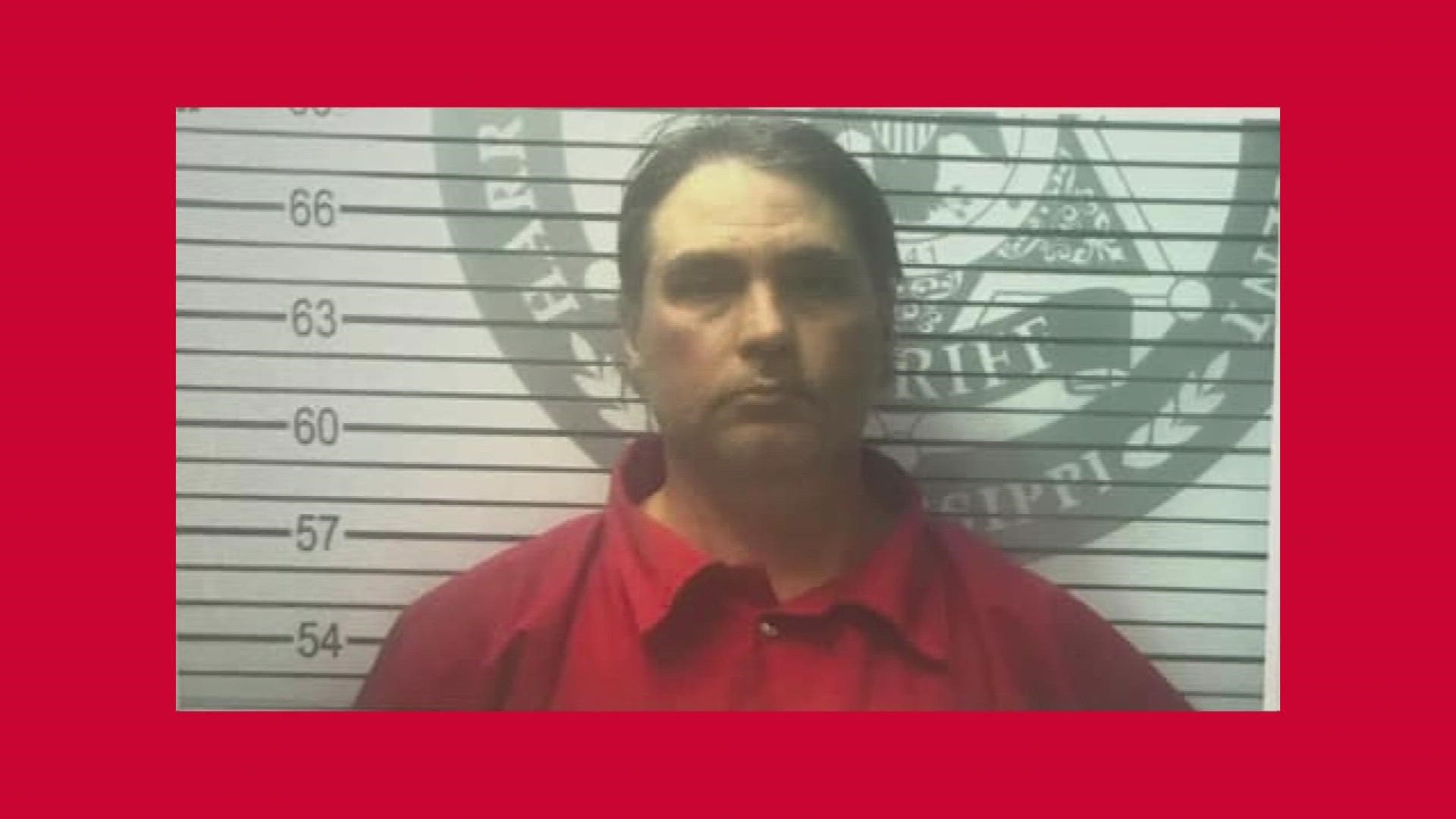 David Rester was arrested after committing a bank robbery in Mississippi.