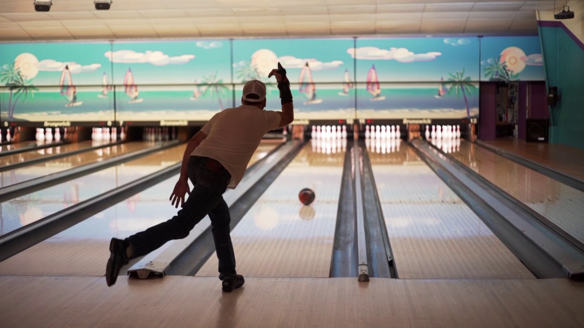 Ida destroyed her bowling alley. Now, its parts are saving others