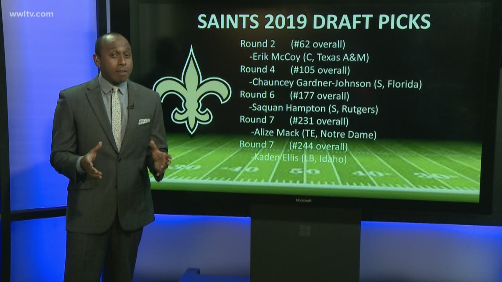 The Saints addressed positions of need with their few draft picks, but there are still some holes in the roster