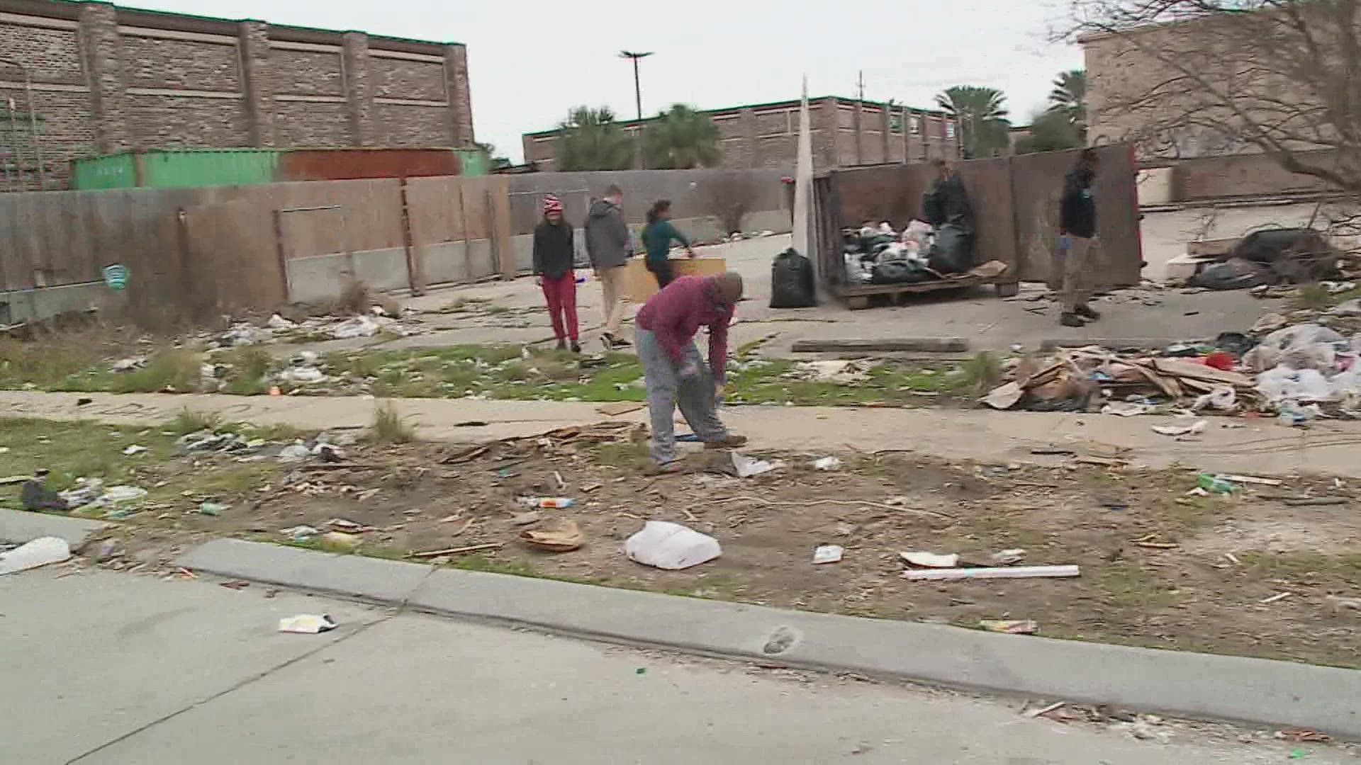 Organizations honor Dr. Martin Luther King Jr., by cleaning up local