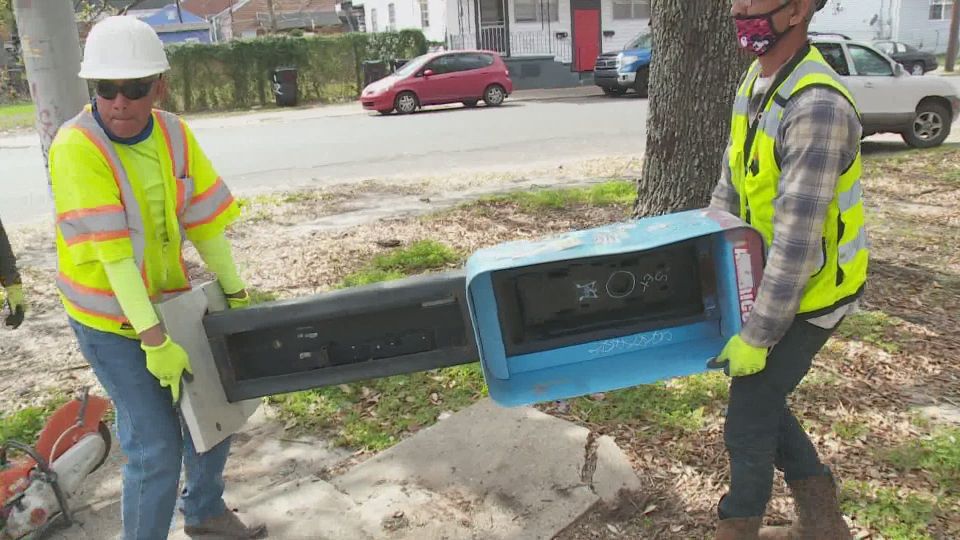 The city of New Orleans is getting rid of its remaining pay phones, which are no longer in use and a source of blight.