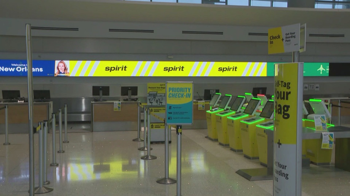 Thousands of MSY travelers impacted as Spirit Airlines ceases operations