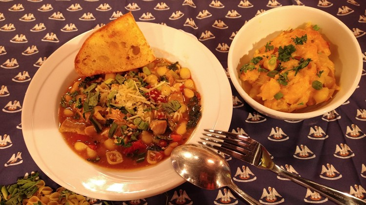 Chef Kevin Belton: Turkey Minestrone Soup and Mac & Cheese