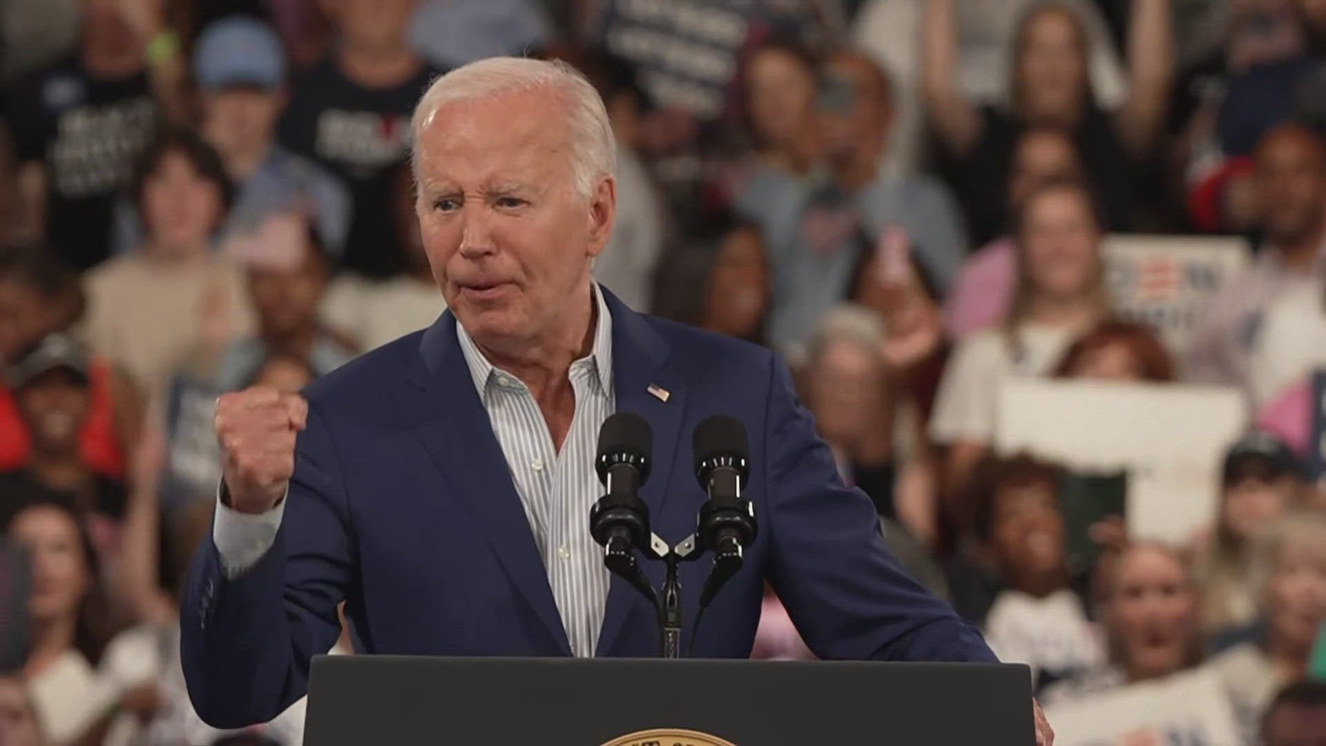 President Joe Biden is back on the campaign trail after getting criticism from fellow democrats for what they say was a poor performance at the debate Thursday night