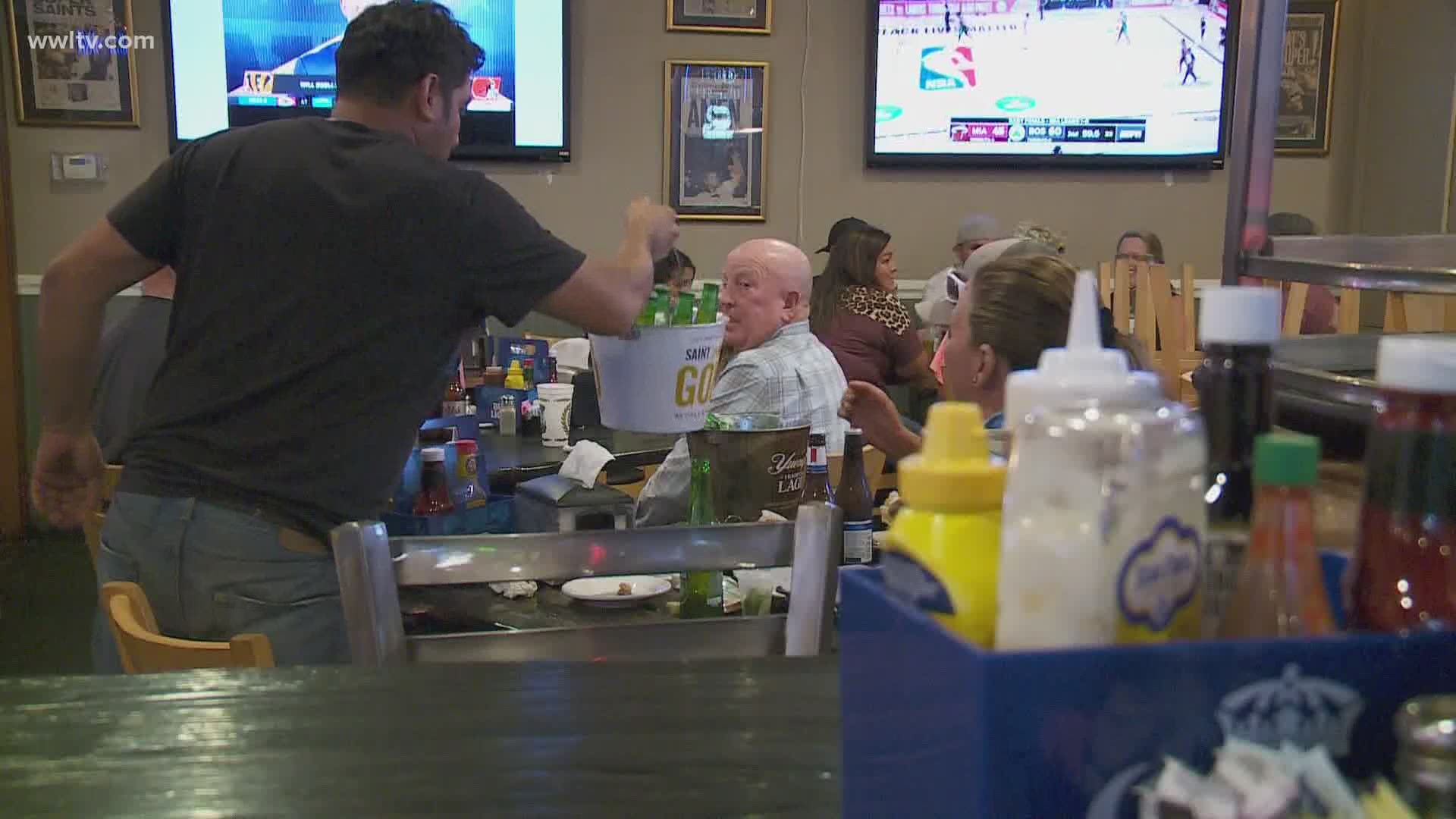 Rules were changed Thursday to allow bars to serve alcohol until 11 p.m.