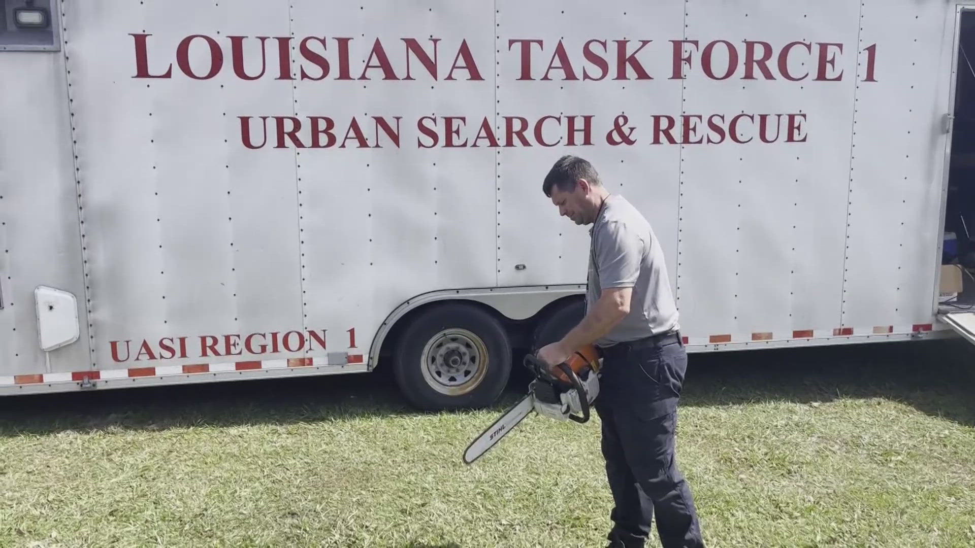 The leader of that team is the St. Bernard Fire Chief, who joined us now with more on their mission in Florida.