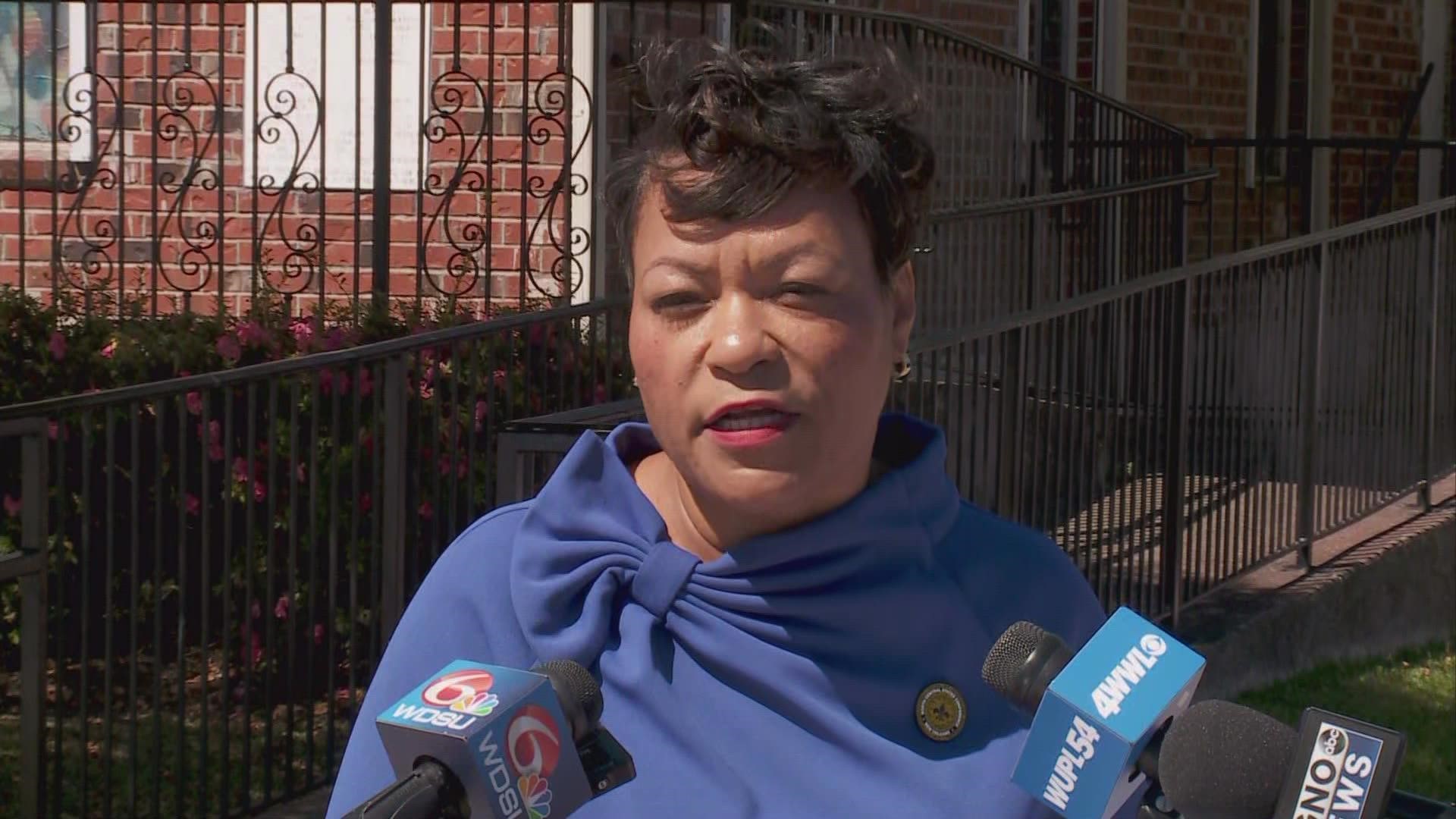 Mayor LaToya Cantrell addressed questions on the city's rising murder rate, her travel and questions around it and more topics Tuesday.