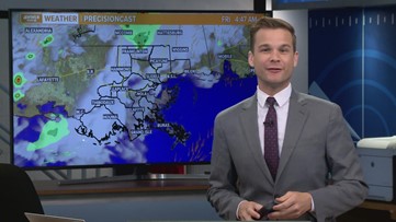 Few storms Friday then hot and dry