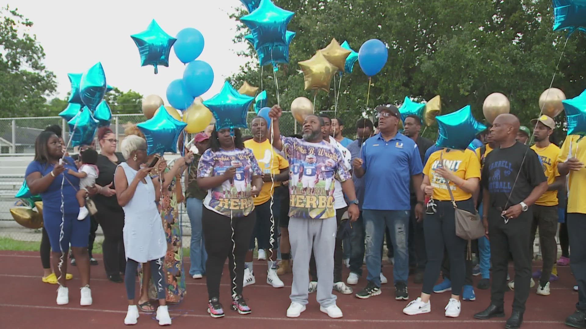 Community members honored Hilbert Walker III, the young man who was shot and killed while working his shift.