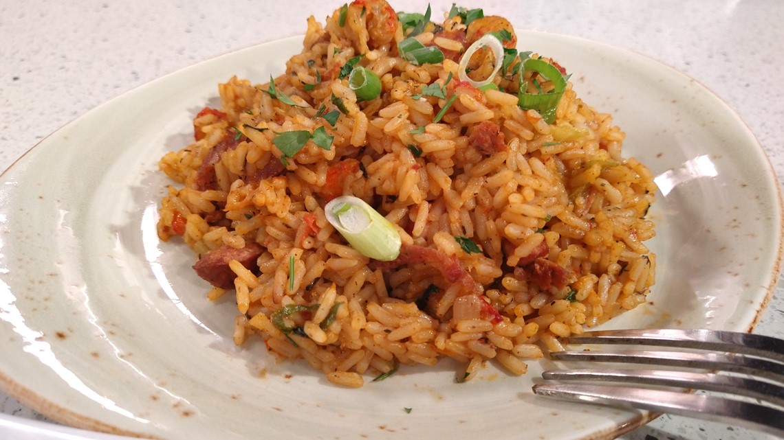 Recipe Chef Kevin Belton's Crawfish Jambalaya, Creamy Coconut Cake