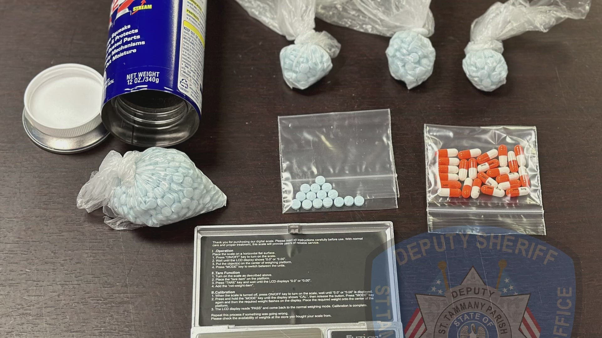 St. Tammany Parish Sheriff's Office announced on Tuesday the seizure of approximately 780 fentanyl pills during the arrest of 24-year-old Derrick McDowell.