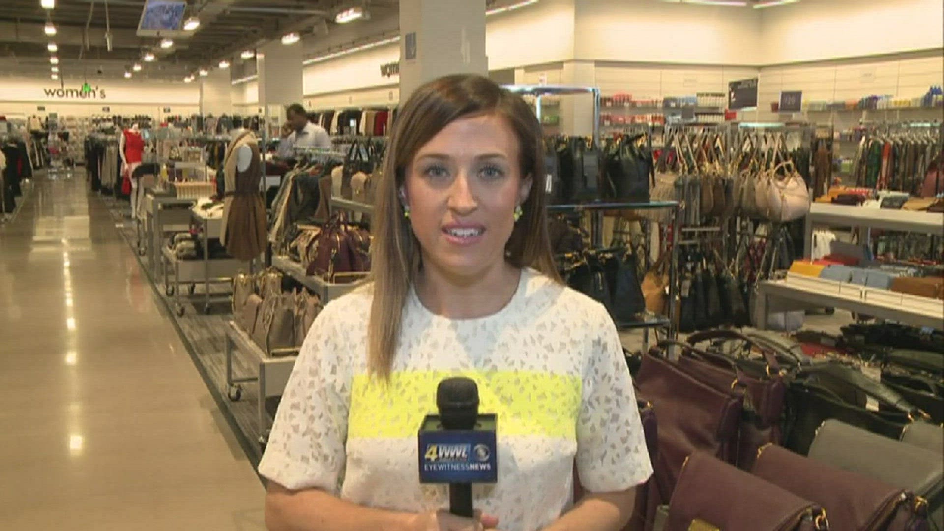 Nordstrom Rack representative Jessica Canfield explains what the store has to offer.