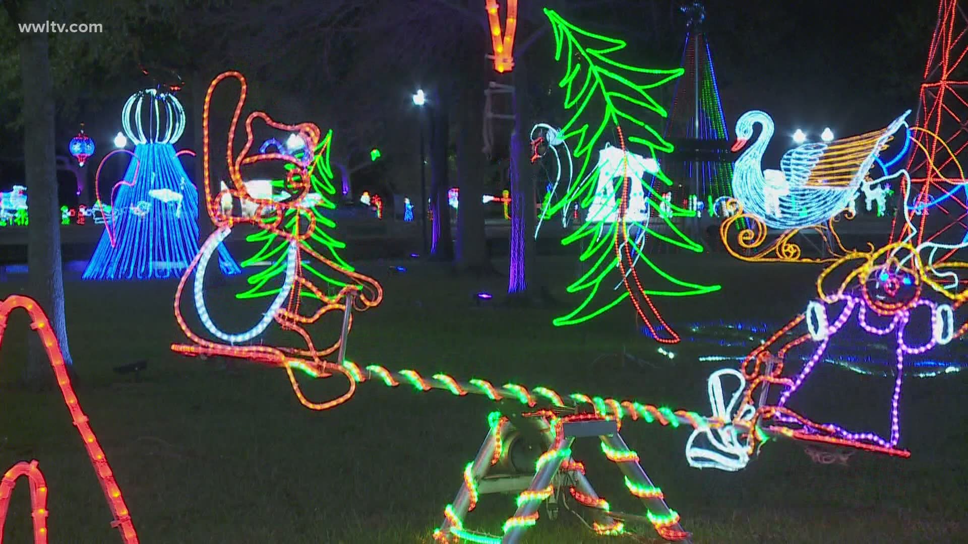 Lafrenerie Park Christmas 2022 Lafreniere Park Holiday Lights | Wwltv.com