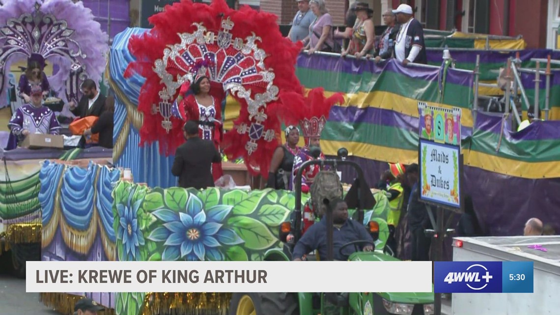 Maids & Dukes float in Krewe of King Arthur parade