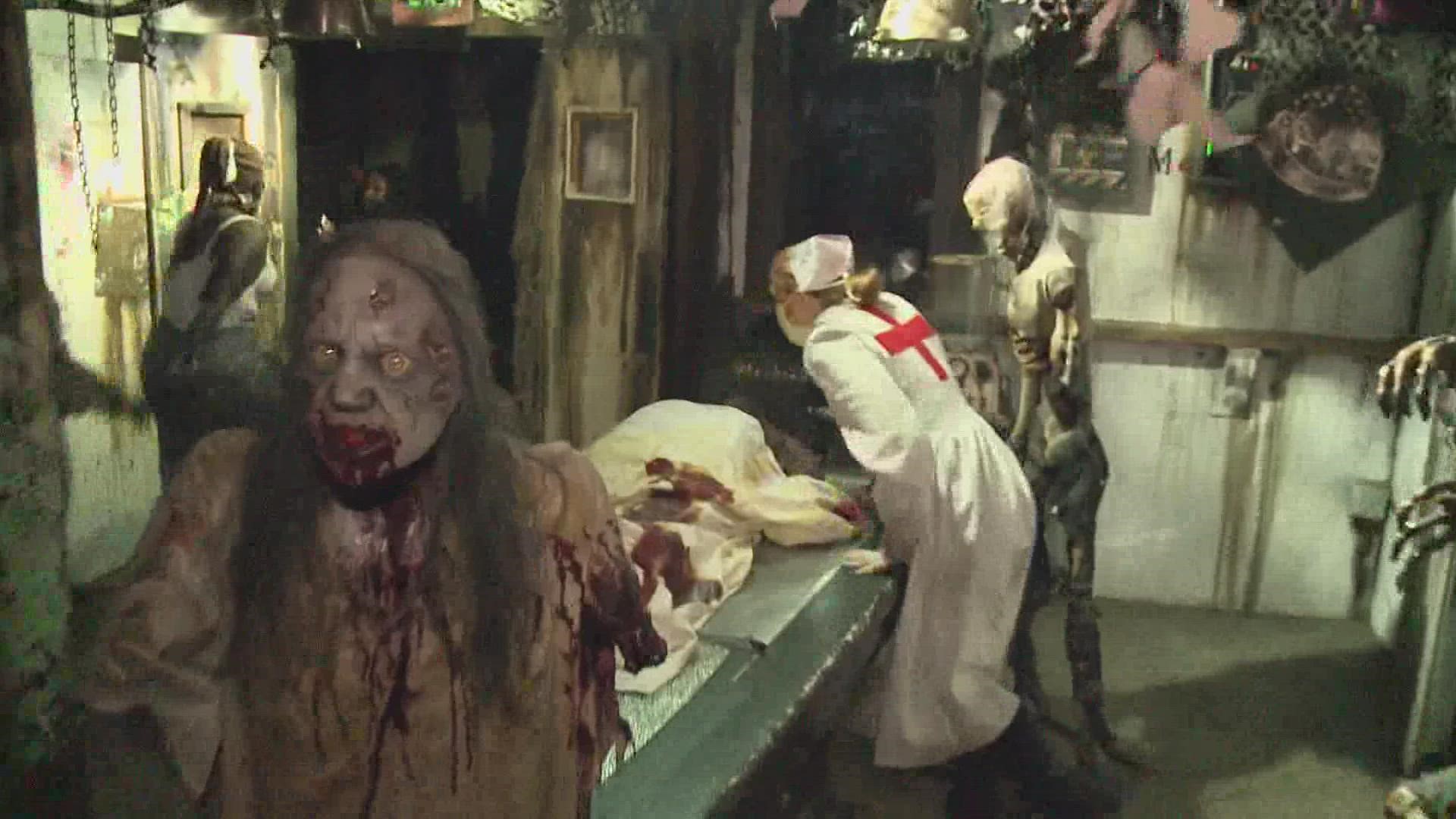 The Mortuary is back to scaring people to death this Halloween being shut down due to the pandemic.