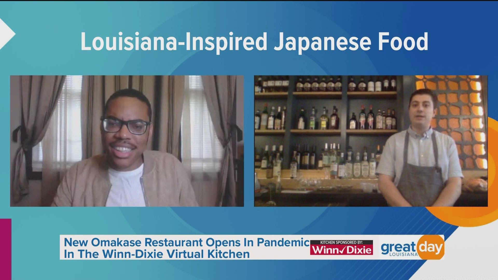 Louisiana-inspired Japanese restaurant, Yo Nashi, cooked an oyster dish in the Winn-Dixie Virtual Kitchen.