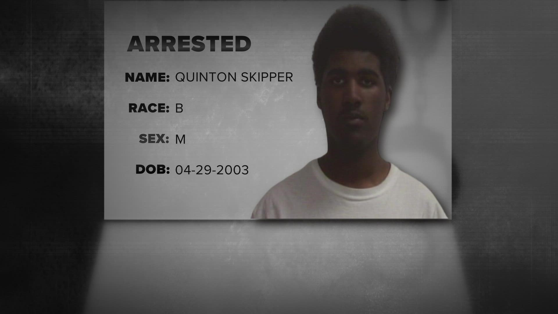 Quinton Skipper was a suspect in several carjackings in 2019. He was also charged with battery on an officer, yet he was out to become a suspect in more carjackings.