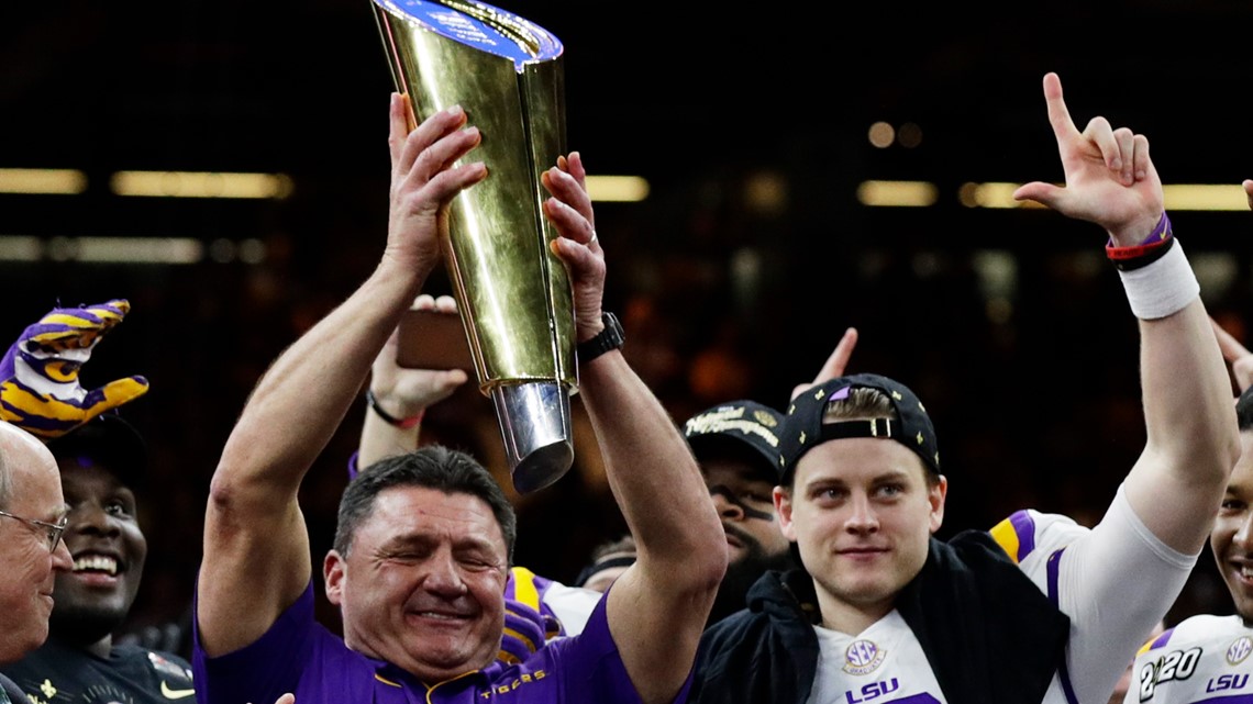 Here's where to snap a selfie with LSU's championship trophy | wwltv.com