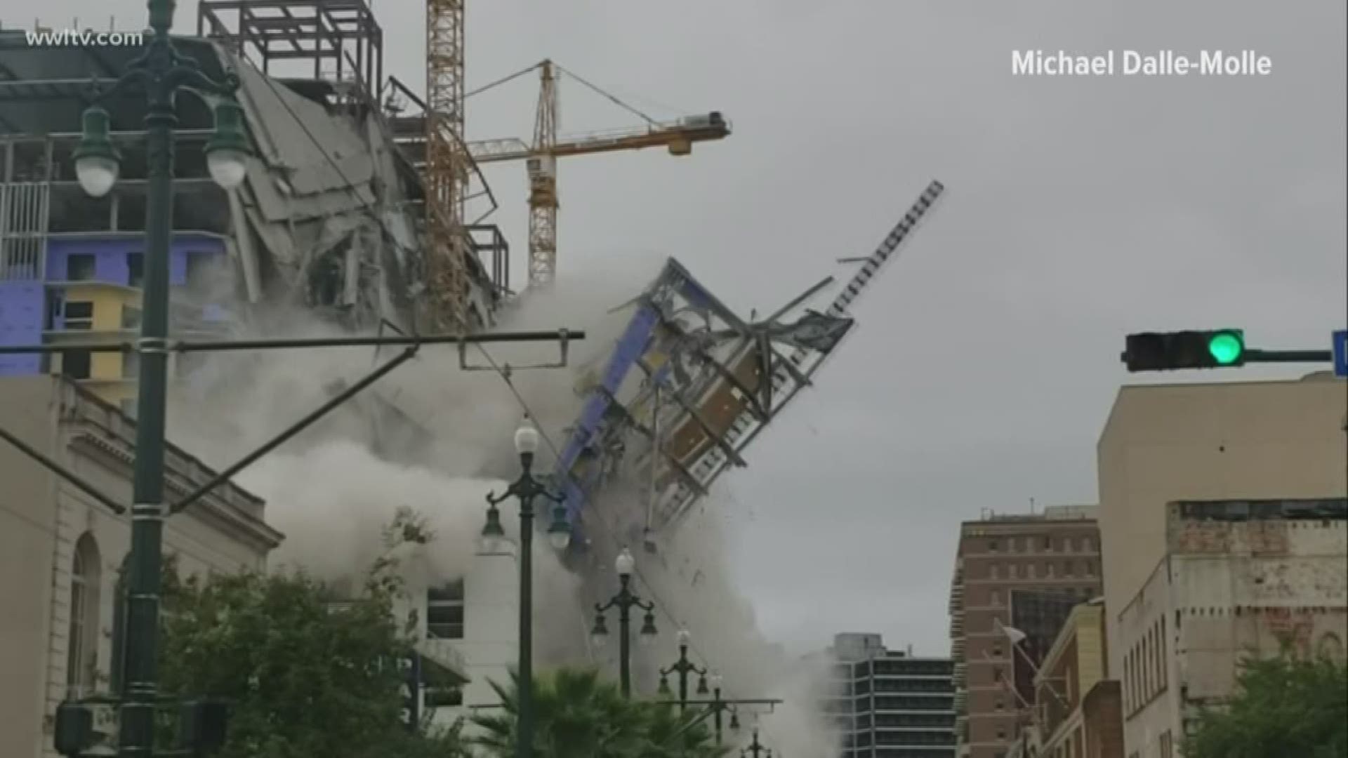 "We have someone we have not located and can't get to where we think they might be," said New Orleans Fire Department Chief Tim McConnell