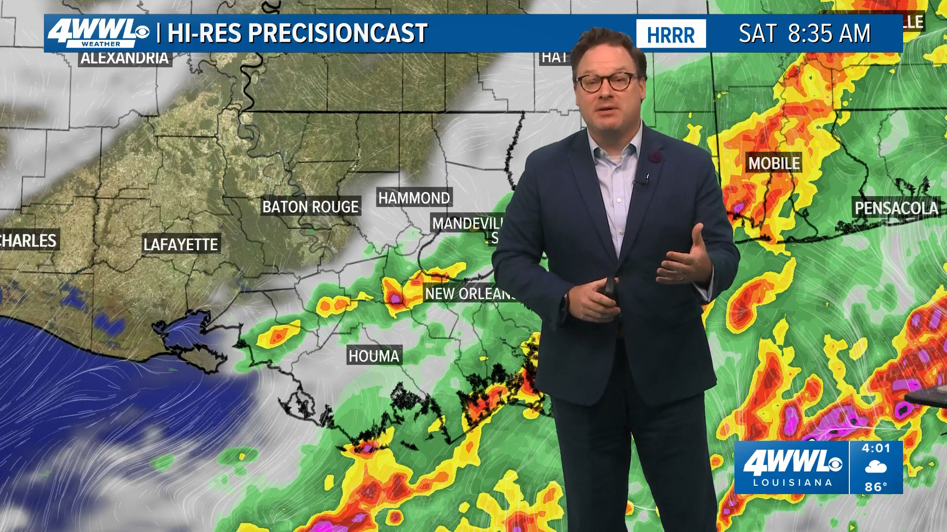 WWL Louisiana Chief Meteorologist Chris Franklin with the latest on the severe weather threat forecast for southeast Louisiana starting Friday night.