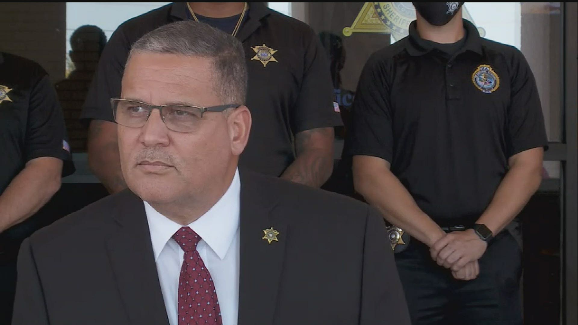 St. John Parish Sheriff Mike Tregre talks about a gruesome double killing that he says saw a man kill his girlfriend and her sister Sunday in Laplace.