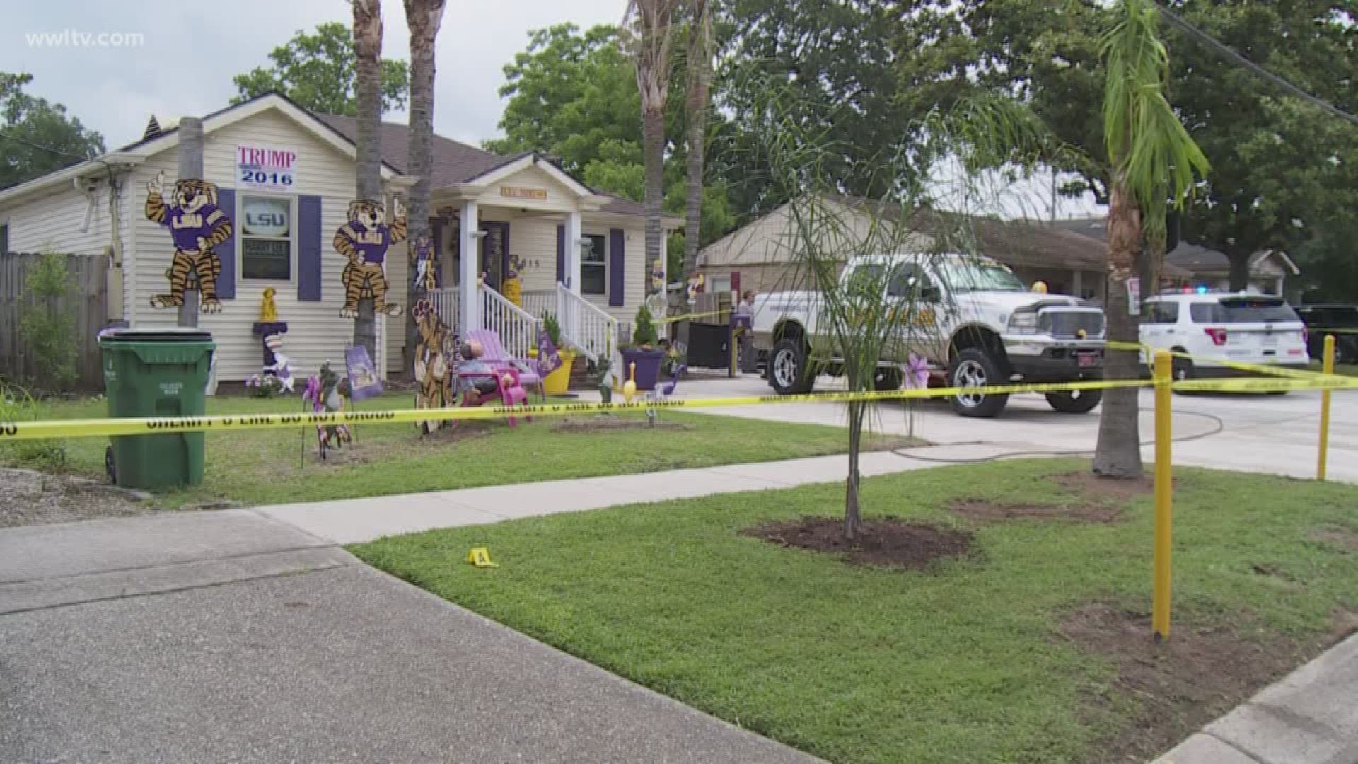 According to the Jefferson Parish Sheriff's Office, the suspect is a neighbor who had an ongoing feud with him. 