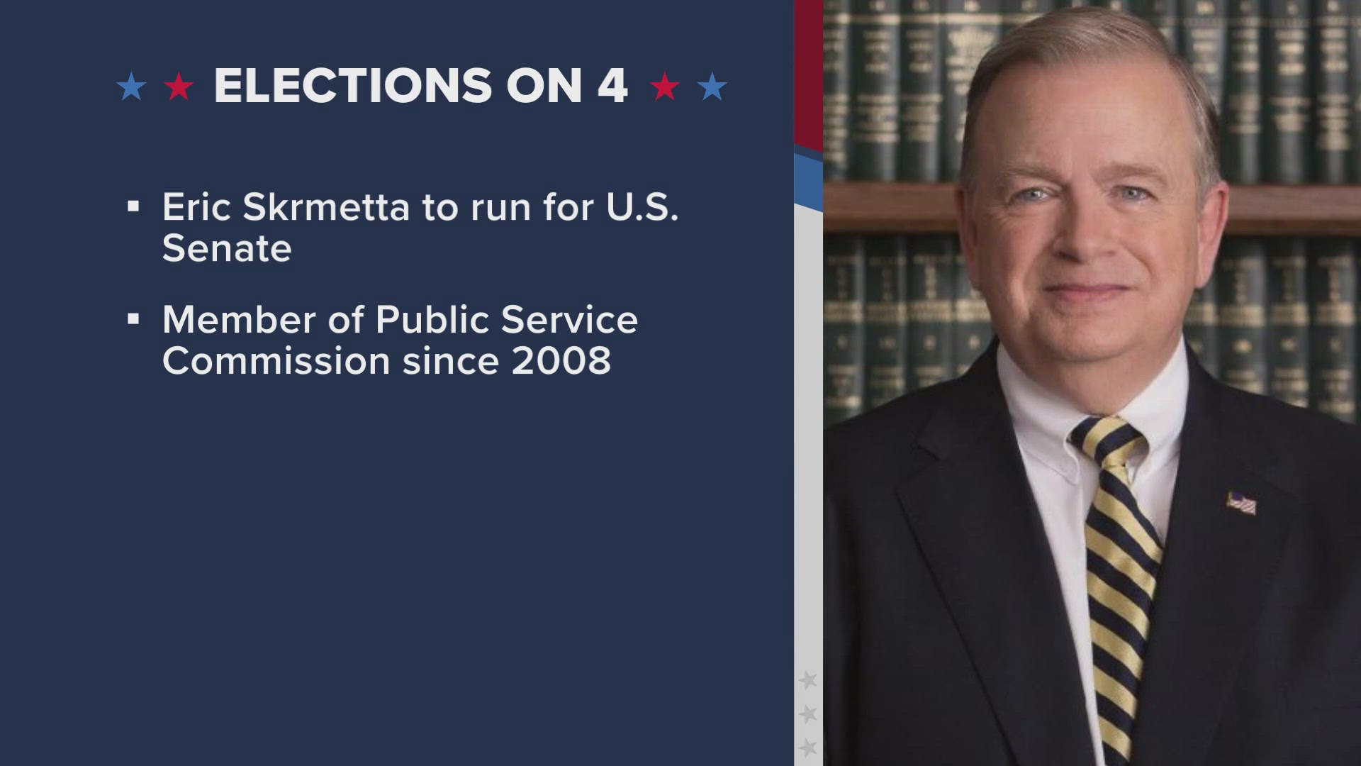 The U.S. Senate election is on November 3, 2026.
