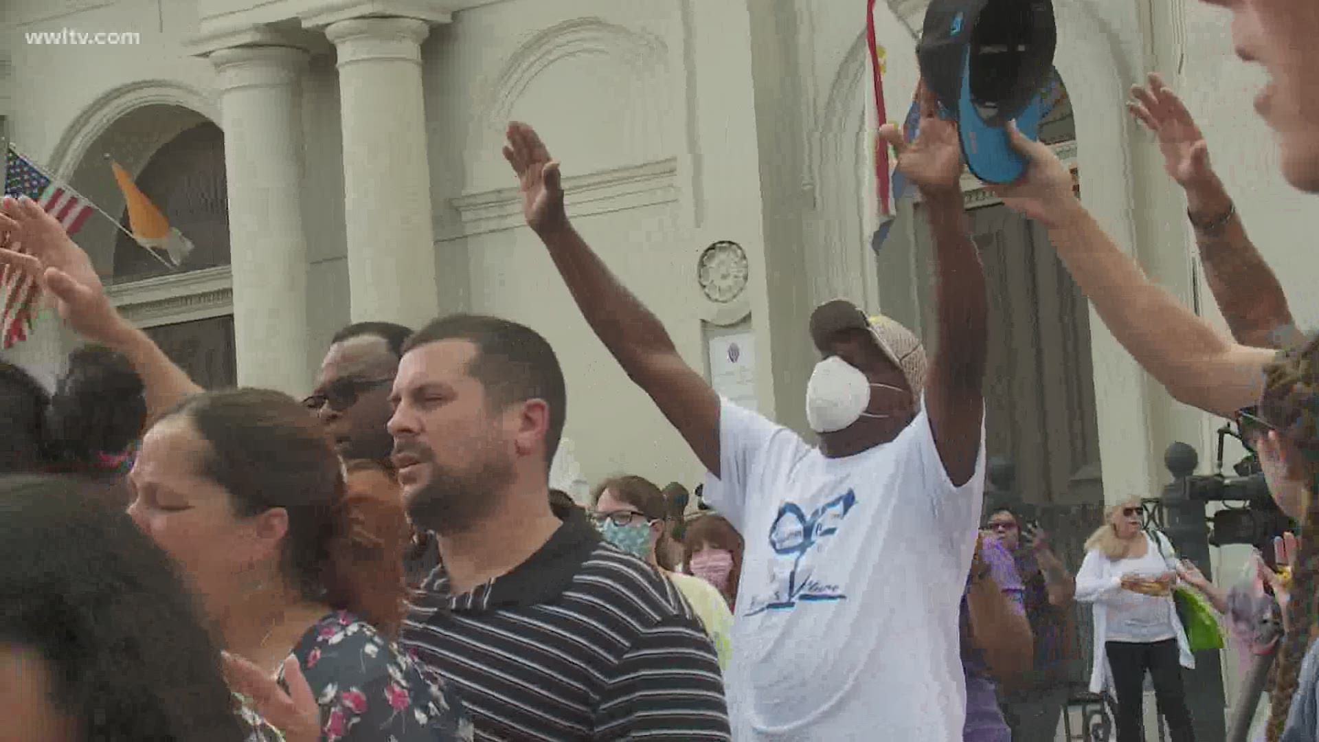 "It makes me feel good to see our city protesting, doing it the right way," Green said.