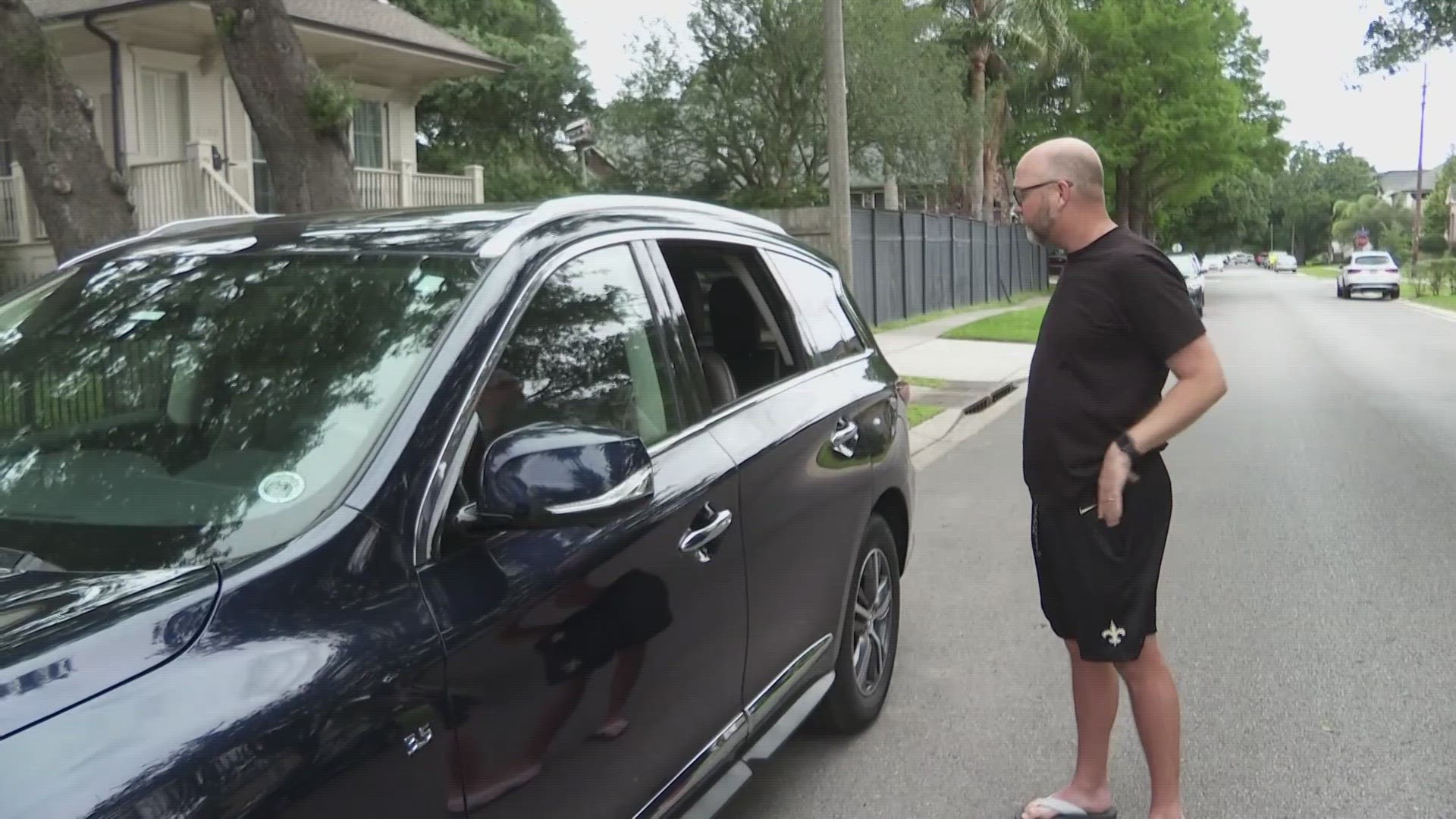 One Lakeview resident says it's the third time one of his cars has been broken into.