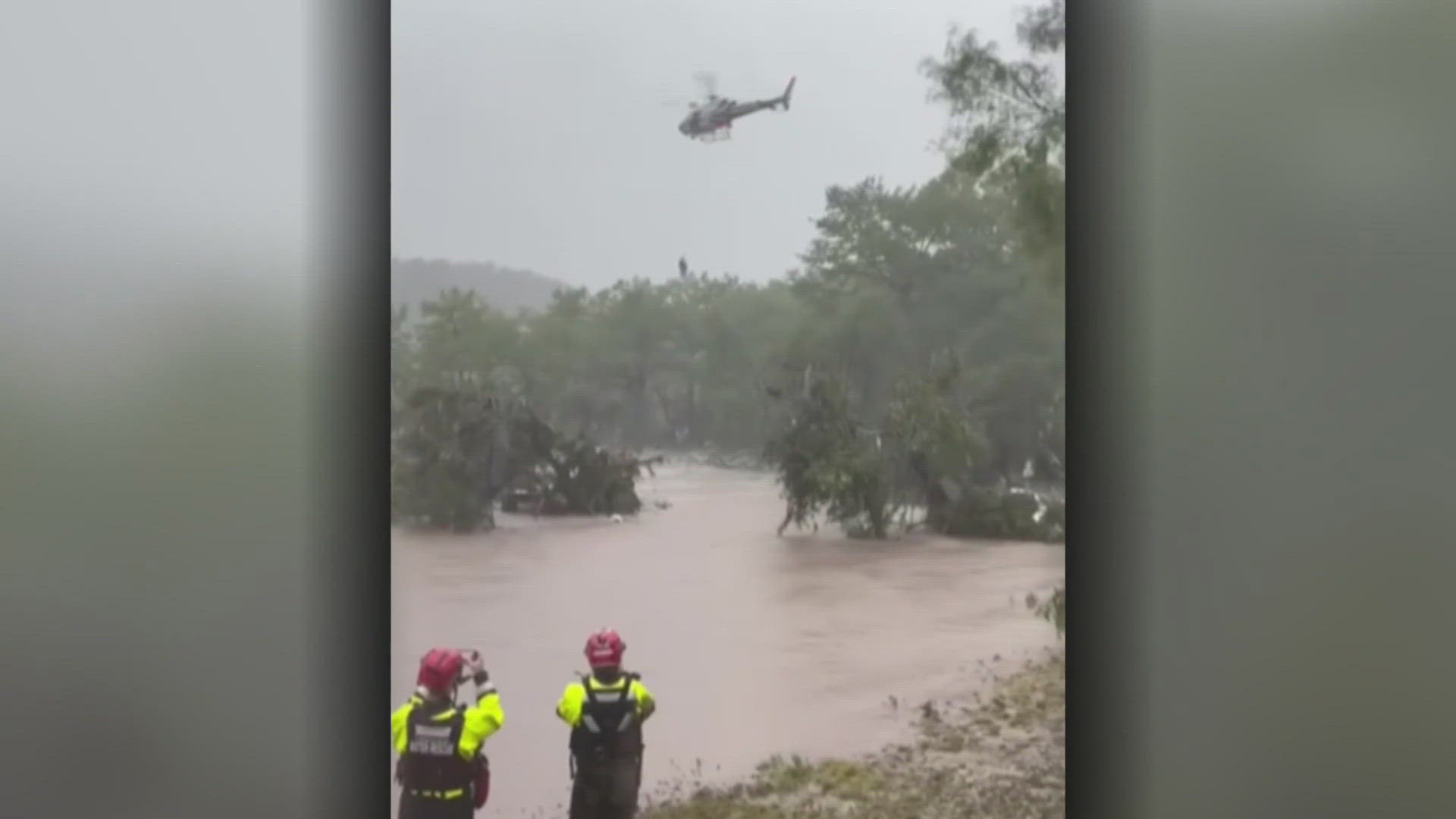 Across the region, dozens of people have been rescued from flooded homes and roads.
