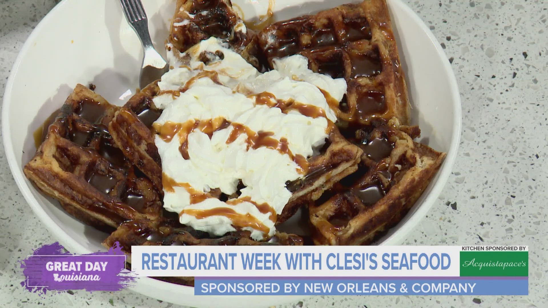 We check out another dish on the menu at Clesi's Seafood for restaurant week.