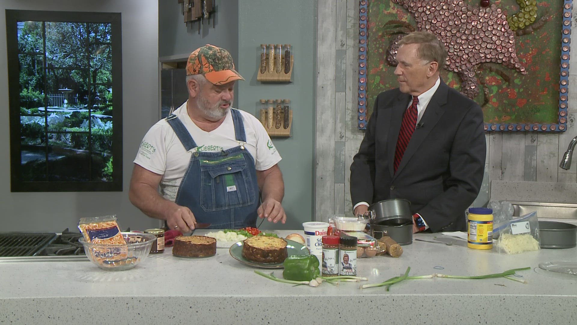 Mike Kliebert, Cook, Swamp People is in the WWL Louisiana kitchen.