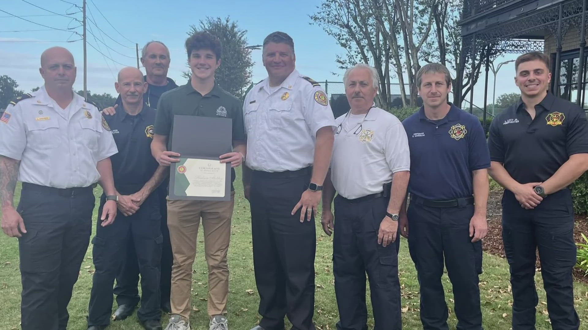 At a pep rally at the school Friday, he presented Mobley with a Certificate of Merit signed by President Biden.