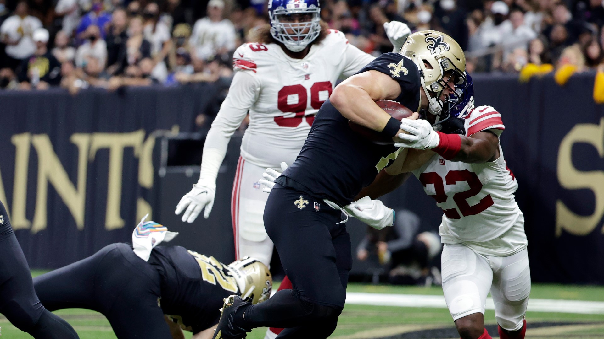 Saints fans get back to tailgating