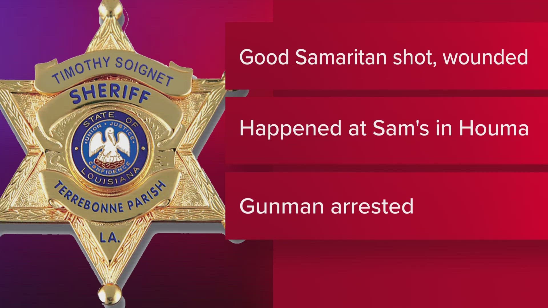 The Terrebonne Parish Sheriff's Office is actively investigating a shooting incident that occurred at Sam’s in Houma, La., on Friday afternoon.